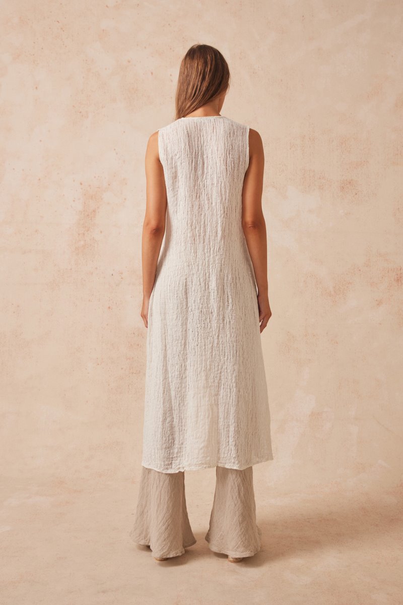 ATLAS SLIP MIDI DRESS-STRACCIATE Midi Dress Estilo Emporio