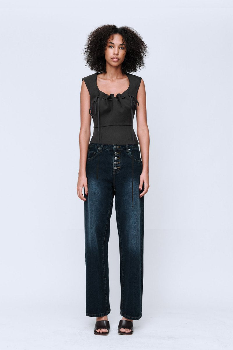 MAX TOP-BLACK Tops Wynn Hamlyn
