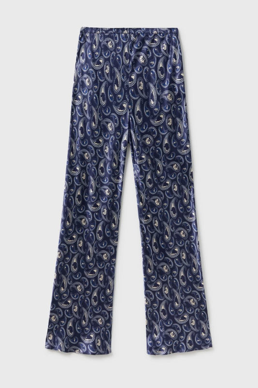 BIAS CUT PANTS-HOUNDS PAISLEY Pants Silk Laundry