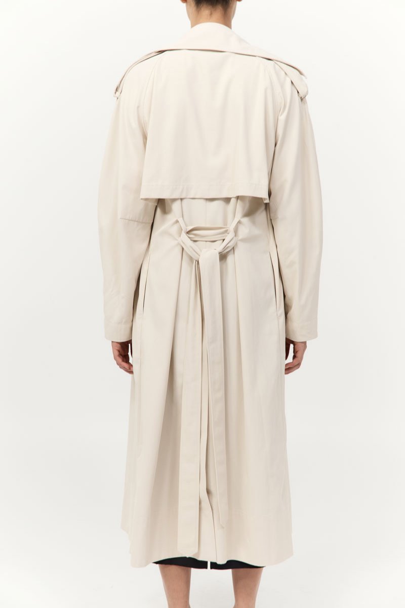 RELAXED TRENCH-PUTTY Jackets ST AGNI