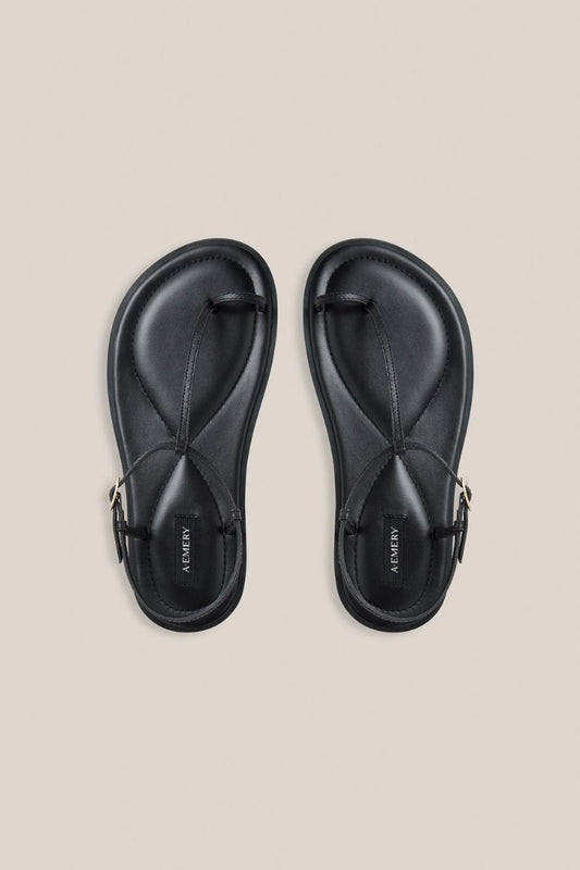 THE SUVI SANDAL-BLACK Sandals A.Emery
