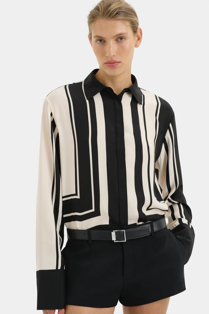 PIETRA SHIRT-MILANO NERO Tops SIR.