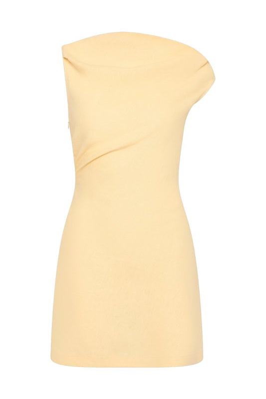 SUIS MINI DRESS-BUTTER Mini Dress Faithfull the Brand