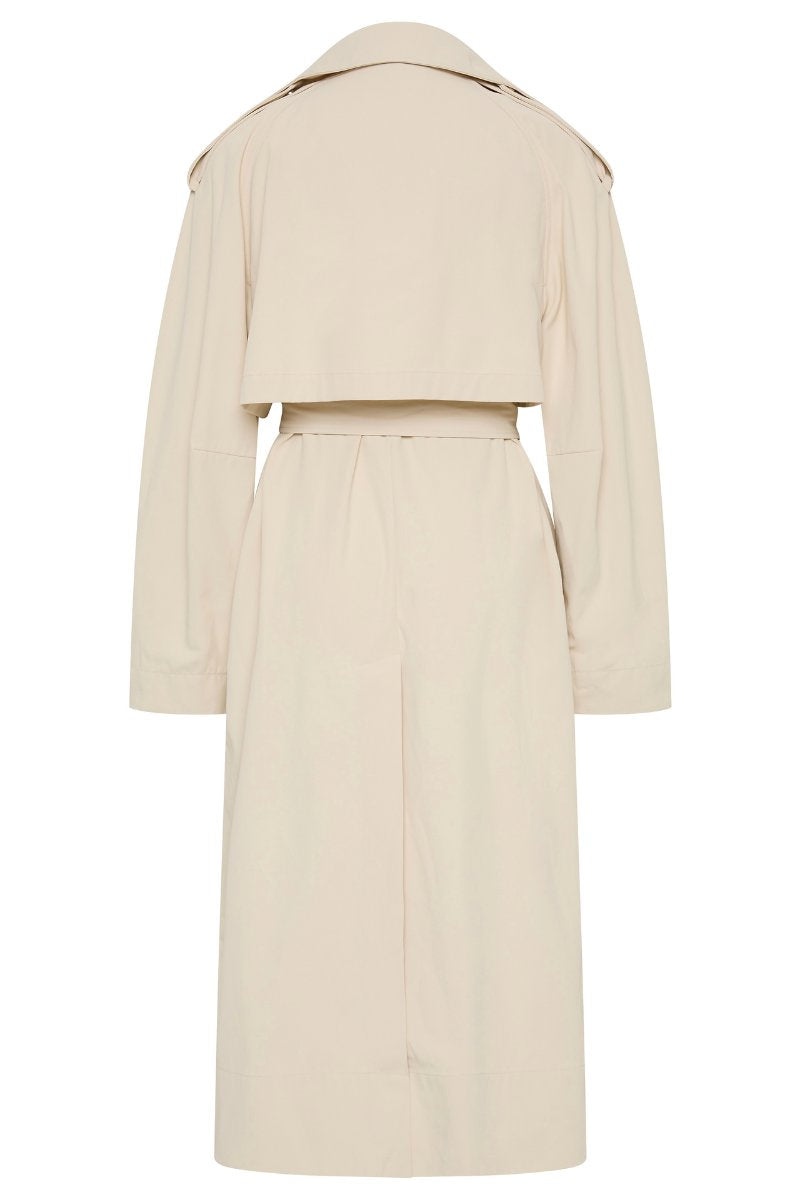 RELAXED TRENCH-PUTTY Jackets ST AGNI