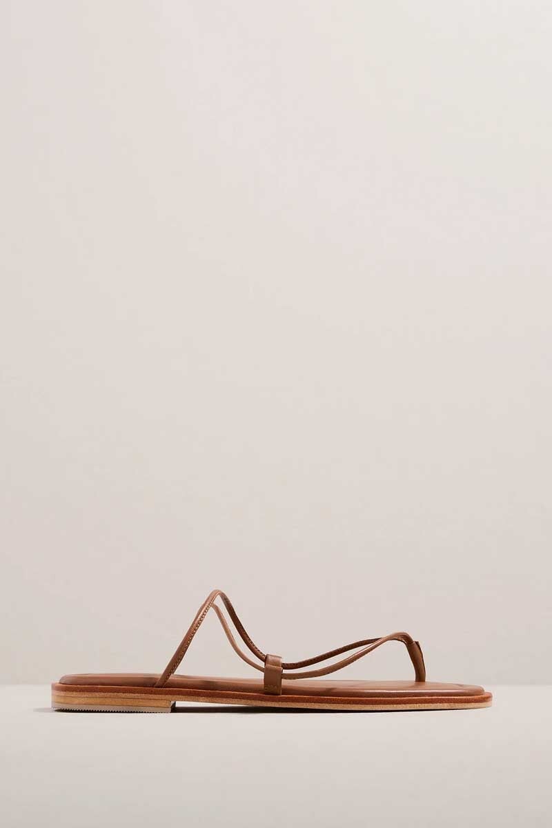 THE NODI SANDAL-DEEP TAN Shoes A.Emery