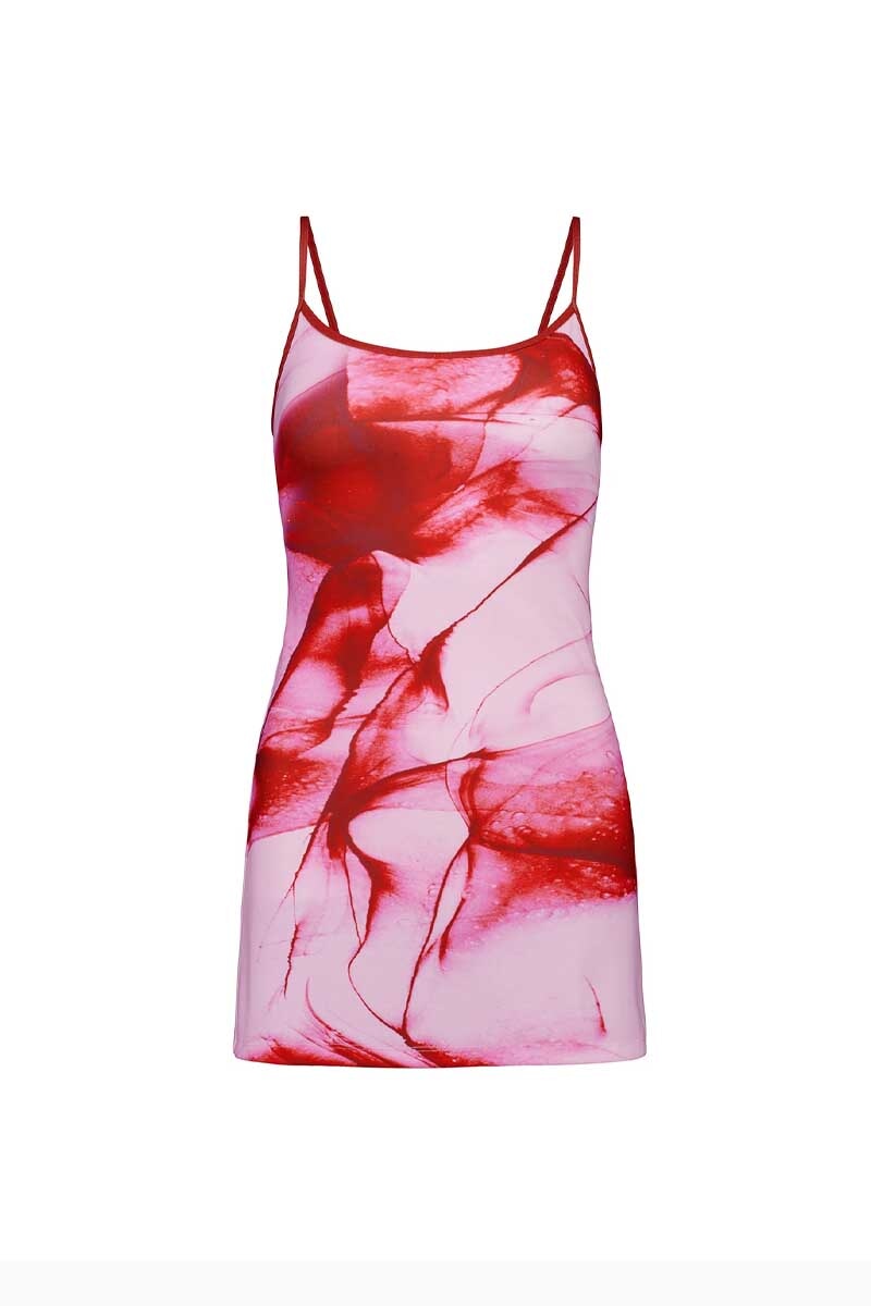 MINI SLIP DRESS-BLUSH GRAPHITE Dress With Harper LU XS Blush Graphite