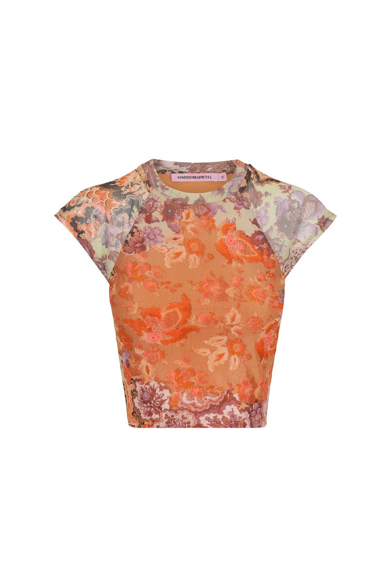 ANGEL TEE-BROCADE Tops HANSEN AND GRETEL XS Brocade