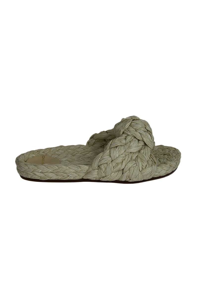 TANGO RAFFIA SLIDE-SNOW Shoes Estilo Emporio 36 Snow