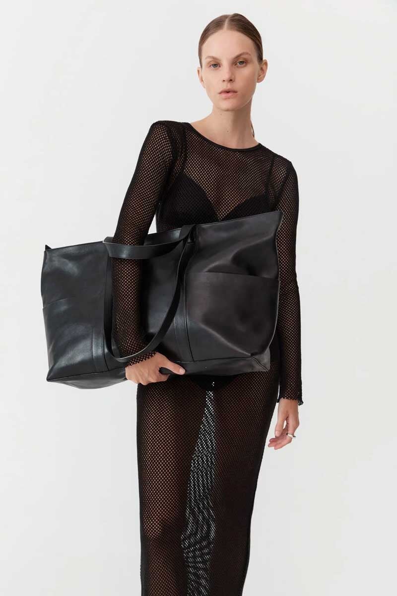 EVERYDAY TRAVEL BAG-BLACK Bags ST AGNI OS Black