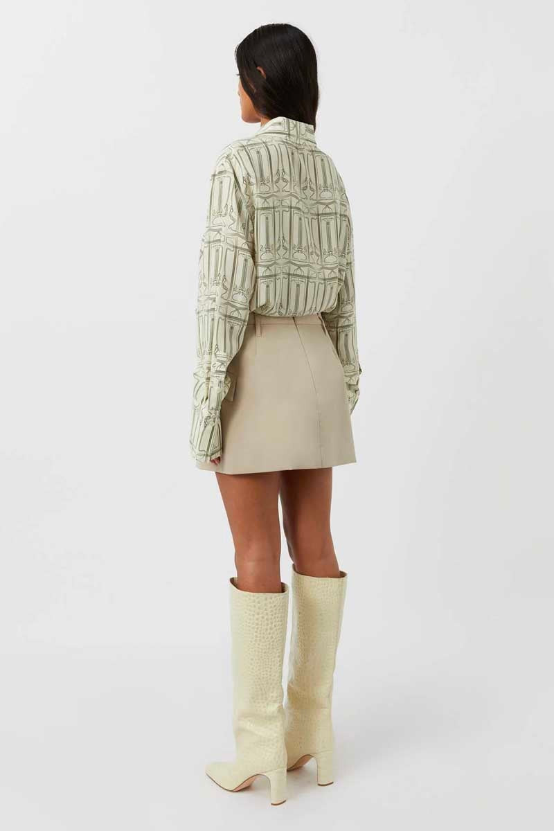 SIMONA MINI SKIRT-OYESTER Skirts Camilla and Marc