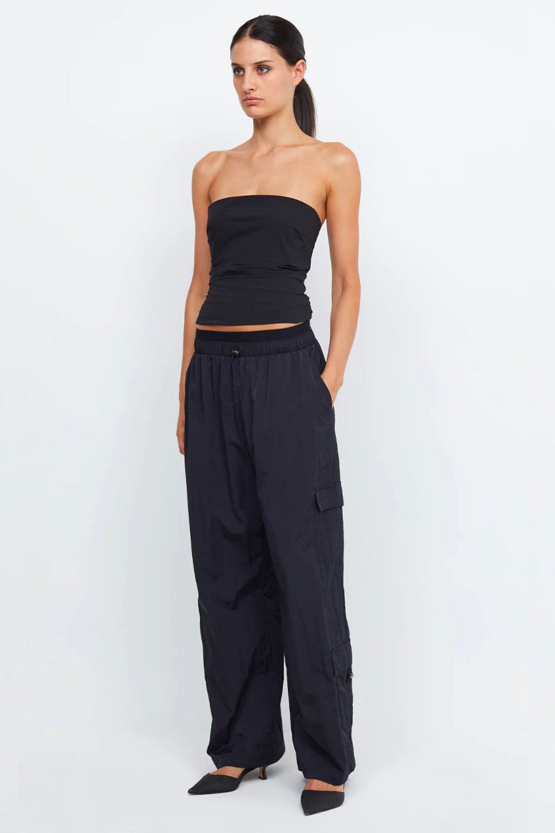 GAB DRAWCORD PANT-BLACK Pants Bec and Bridge