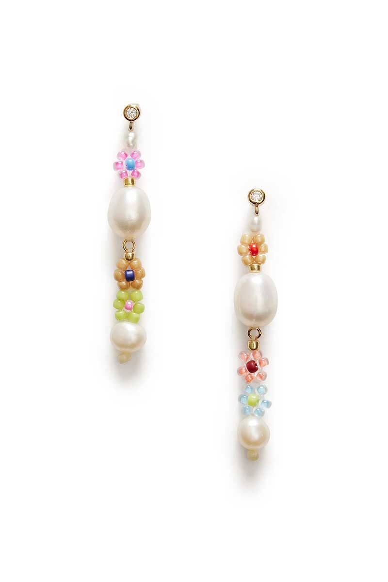 MEXI FLOWER EARRING-GOLD Jewellery Anni Lu Uni Gold