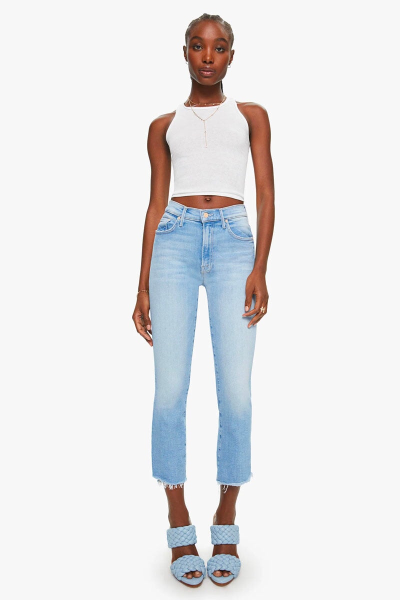 THE INSIDER CROP STEP FRAY-LIMITED EDITION Denim MOTHER 24 Limited Edition