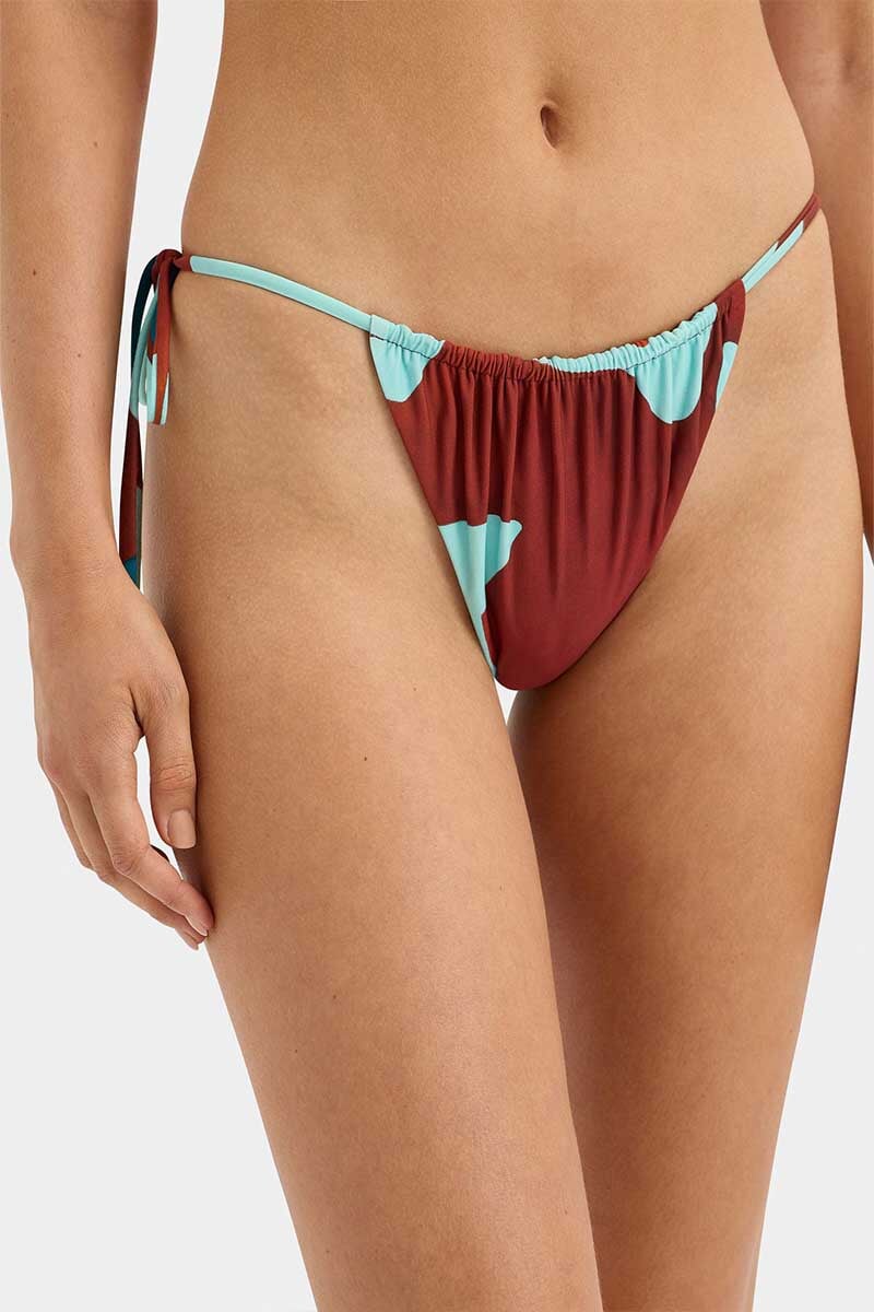 FRANCESCA STRING BRIEF-RUBY REFLECTION Swim SIR.