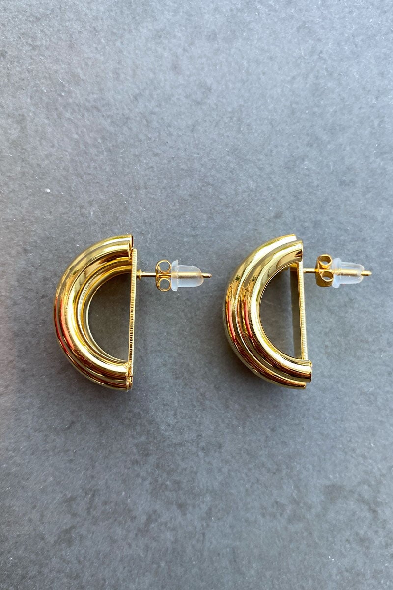 EUROPA EARRING-GOLD Jewellery Anna Rossi Jewellery Uni Gold