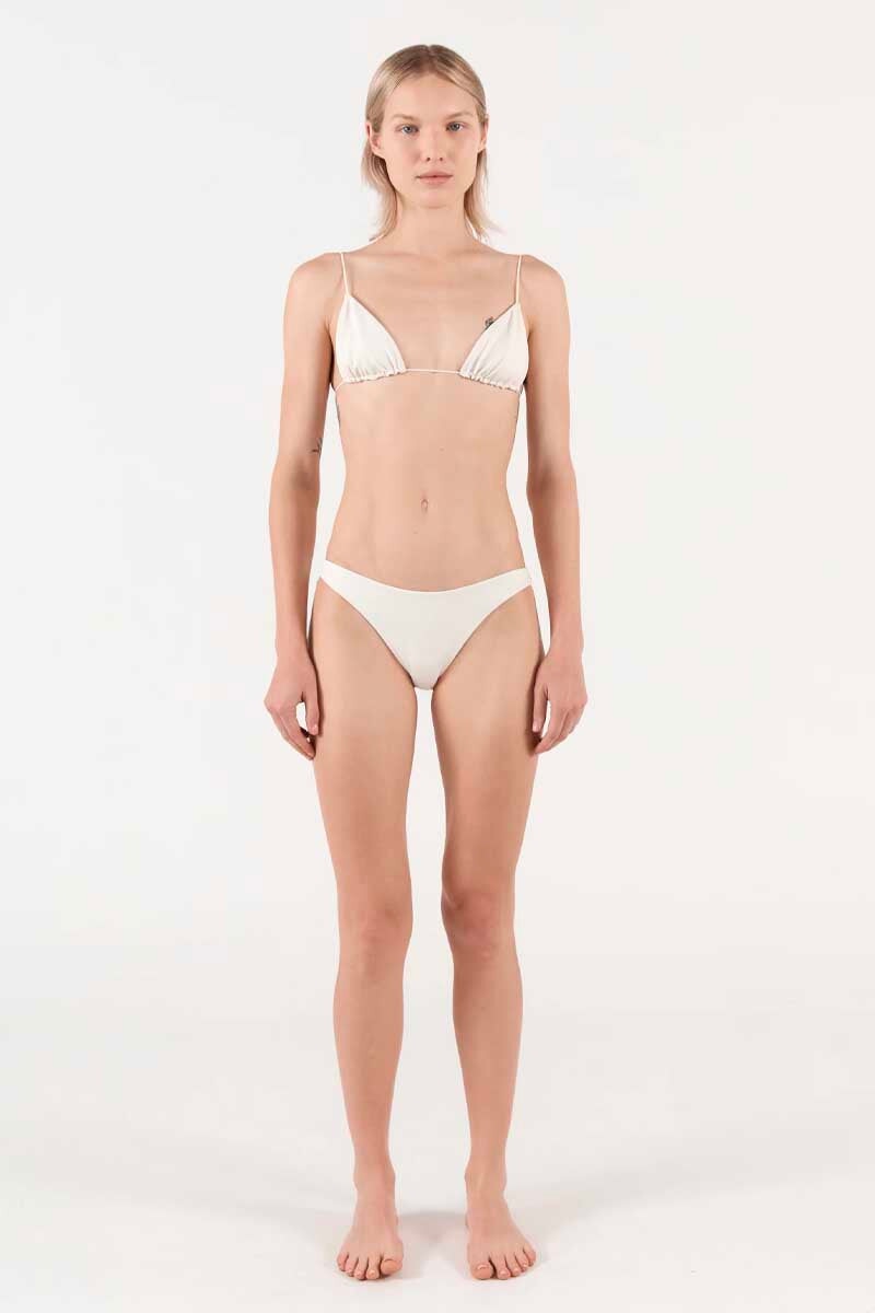FINE STRAP TRIANGLE TOP-ECRU Swim ZIAH 8 Ecru