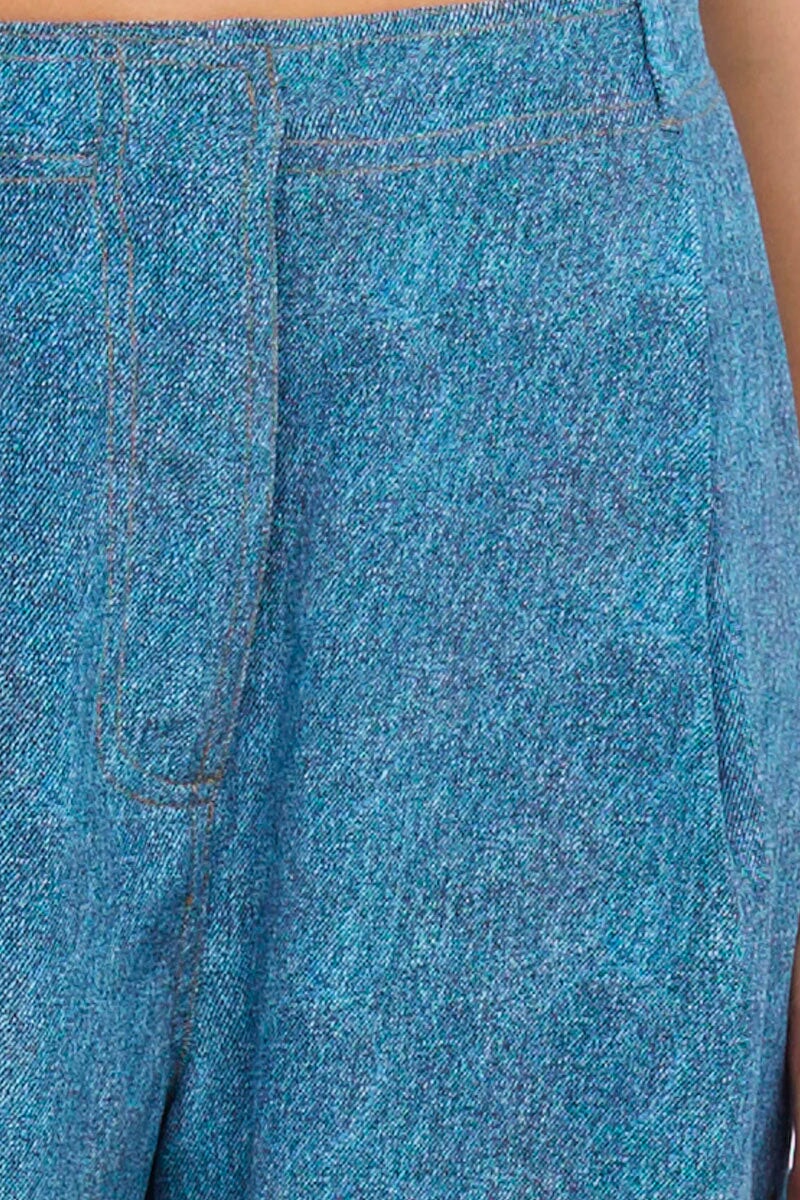 DUSTIN TROUSER-DARK DENIM Pants Bec and Bridge