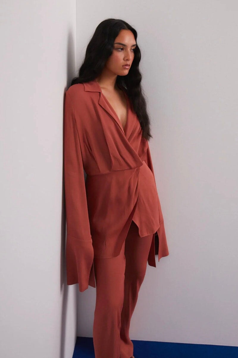 WALKER MINI DRESS-CLAY Dress ROAME.