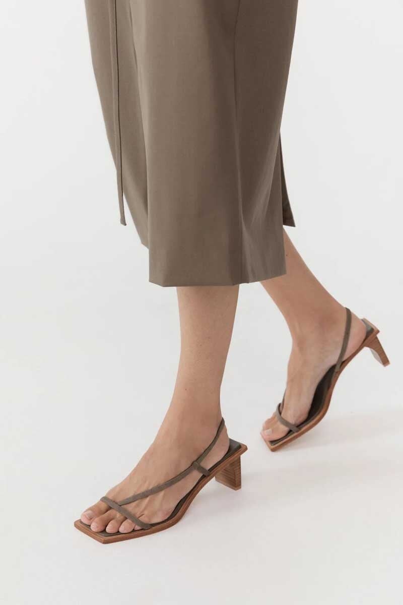 SUEDE STRAP HEEL-KELP Footwear ST AGNI