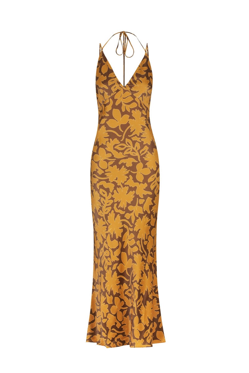 MEADOW DRESS-COCOA LEAF Dress HANSEN AND GRETEL XS Cocoa Leaf