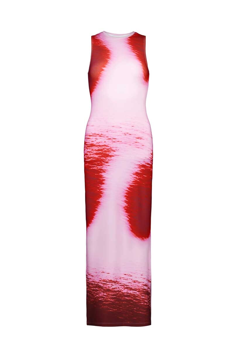 RACER DRESS-ISOLA OCEAN Dress With Harper LU XS Isola Ocean