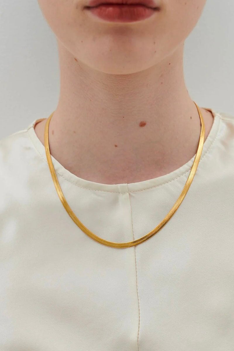 SNAKE CHAIN-GOLD Jewellery Anna Rossi Jewellery Uni Gold