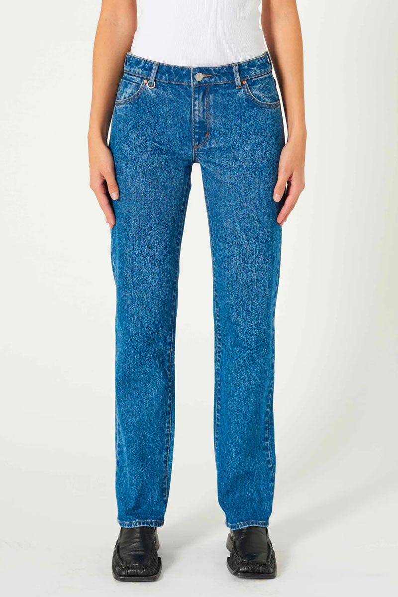 MIA STRAIGHT FRENCH BLUE-MID INDIGO Denim NEUW 24 Mid Indigo