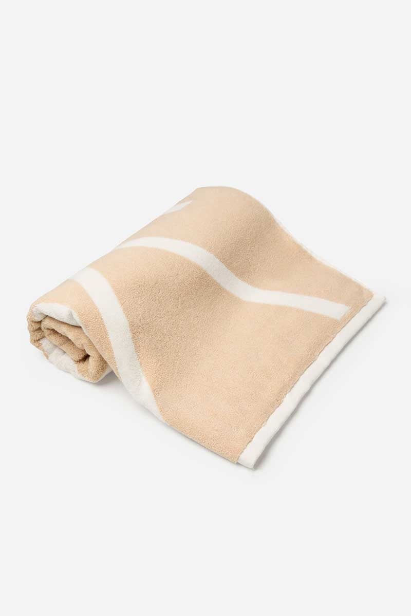 V&W BEACH TOWEL-NATURAL Accessories Viktoria and Woods