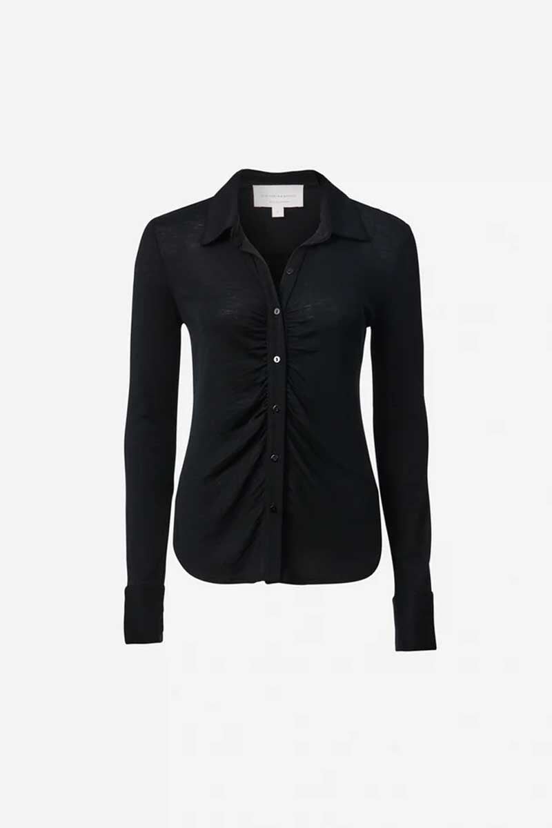 BAMBI MERINO SHIRT-BLACK Tops Viktoria and Woods 0-0 Black