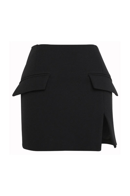 MELROSE MINI SKIRT-BLACK Skirts MOSSMAN