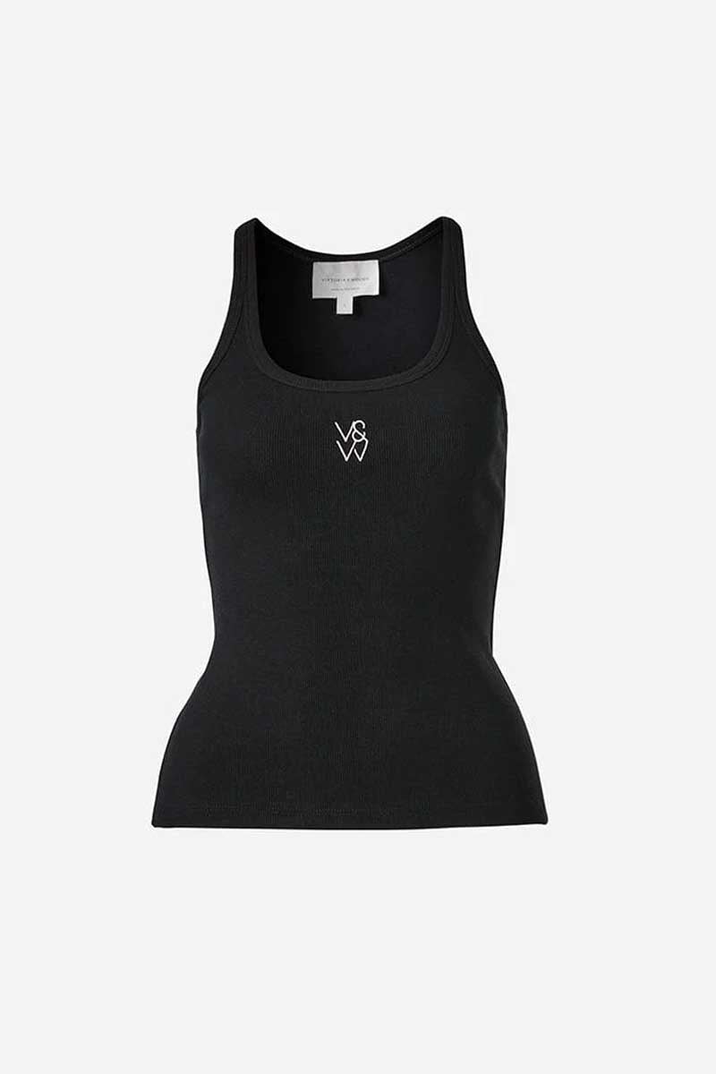 V&W TANK-BLACK Tops Viktoria and Woods 0-0 Black