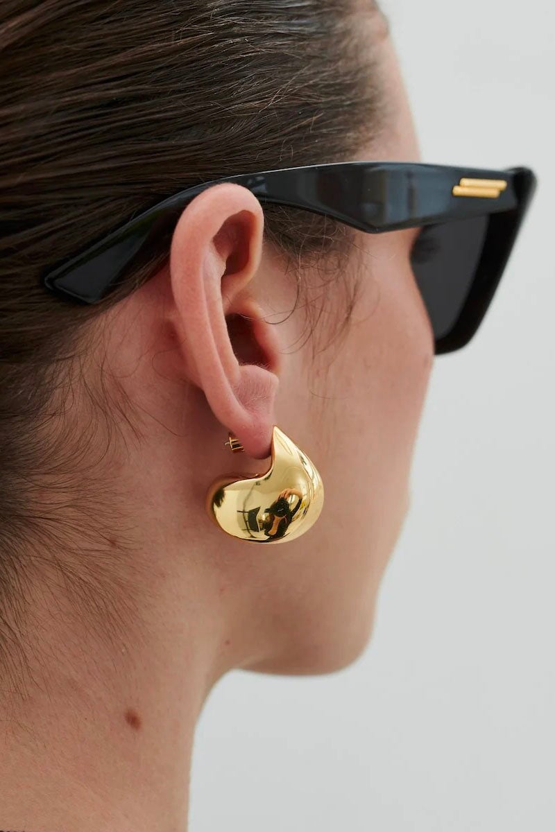 REFLECTION EARRING-GOLD Jewellery Anna Rossi Jewellery