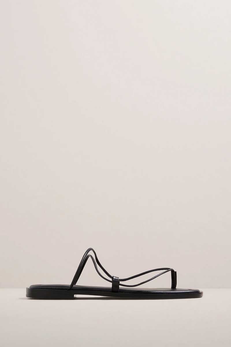 THE NODI SANDAL-BLACK Shoes A.Emery