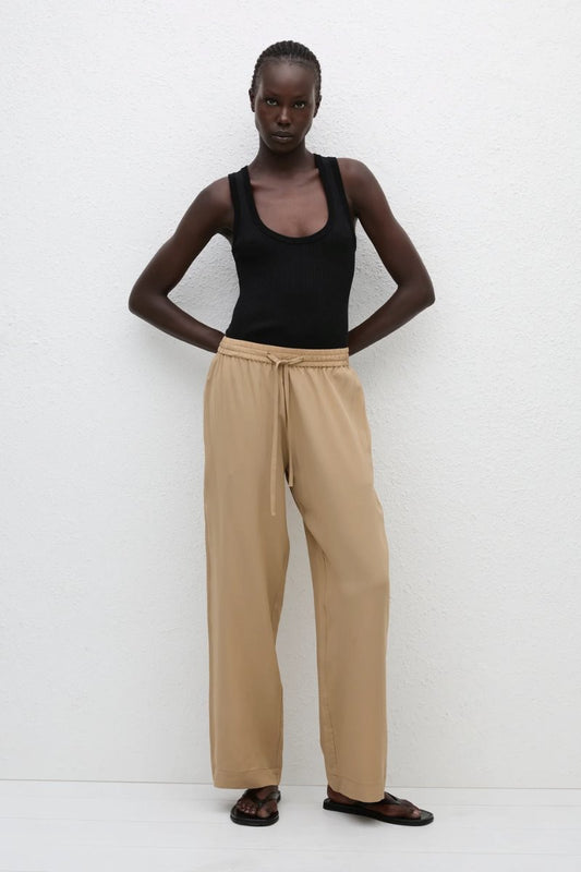 DRAWSTRING TROUSER-STONE Pants Matteau