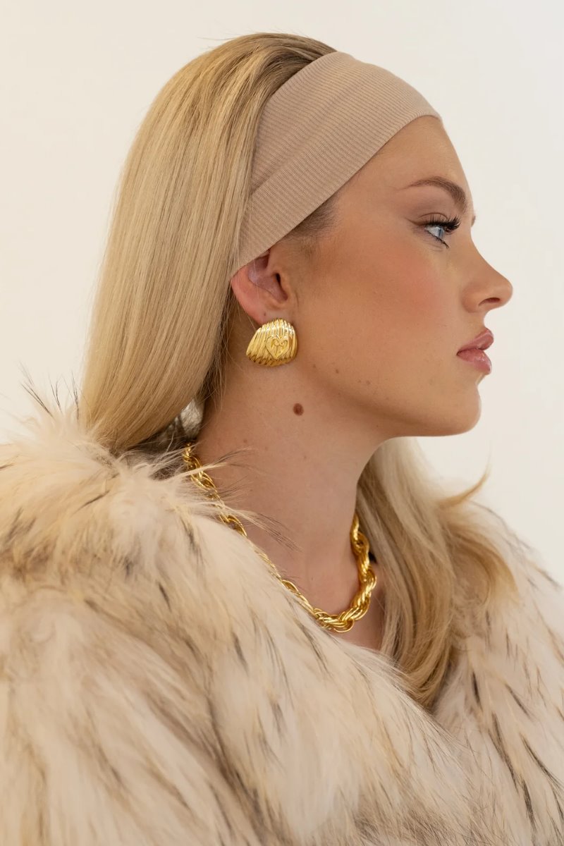 CAMERON EARRINGS-GOLD Earrings MOUNTAIN & MOON