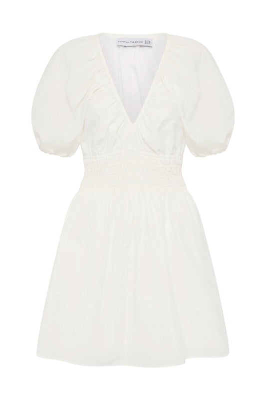 SALONE MINI DRESS-WHITE Mini Dress Faithfull the Brand
