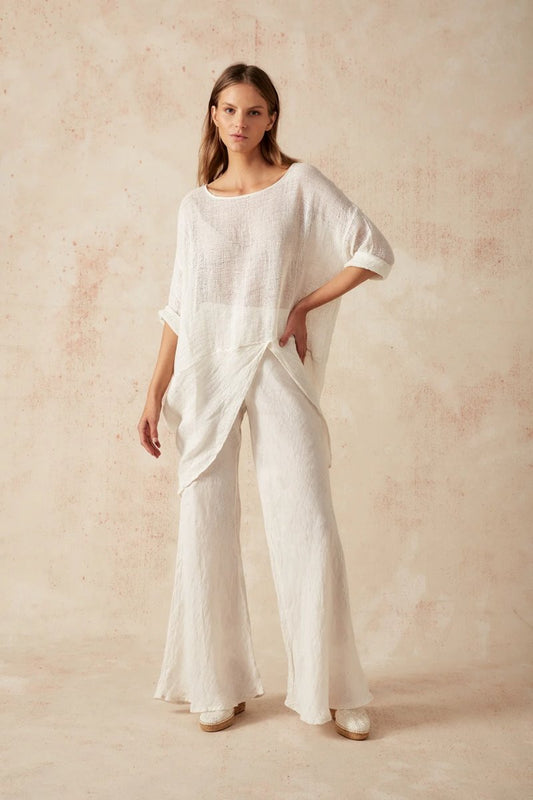 LA VISTA TOP-RETE PANNA Tops Estilo Emporio