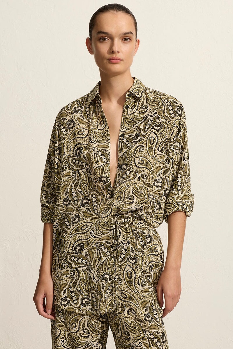 DRAWSTRING TROUSER-PAISLEY Pants Matteau