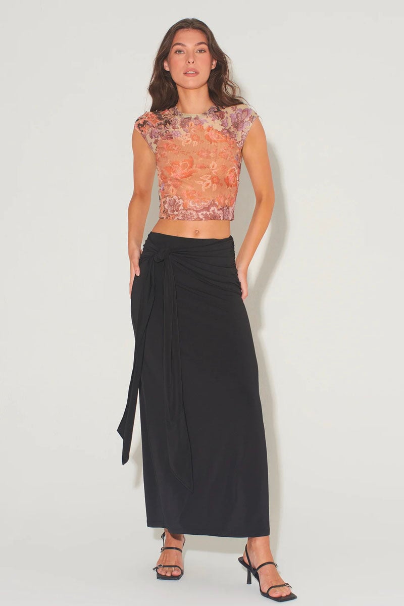 ANGEL TEE-BROCADE Tops HANSEN AND GRETEL