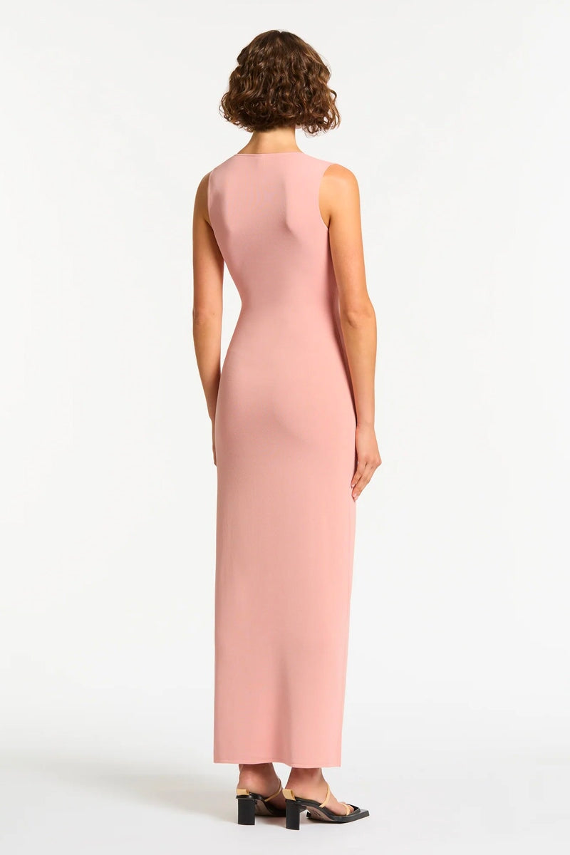 KINETIC BEADED MIDI DRESS-PINK Dress SIR.