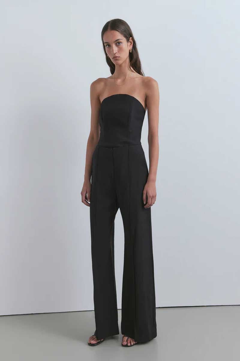 CUPID PALAZZO PANT-BLACK Pants Viktoria and Woods