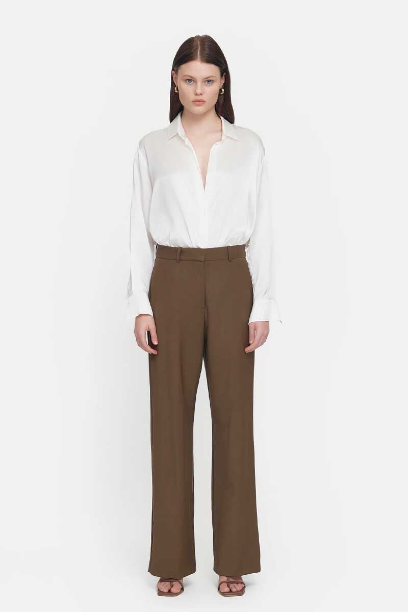 MACLEOD TROUSER-BURNT UMBER Pants Viktoria and Woods