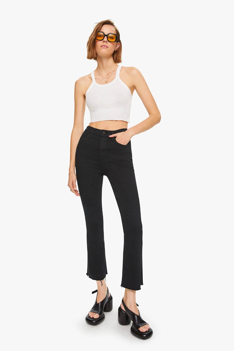 THE HUSTLER ANKLE FRAY-NOT GUILTY Denim MOTHER 23 Not Guilty