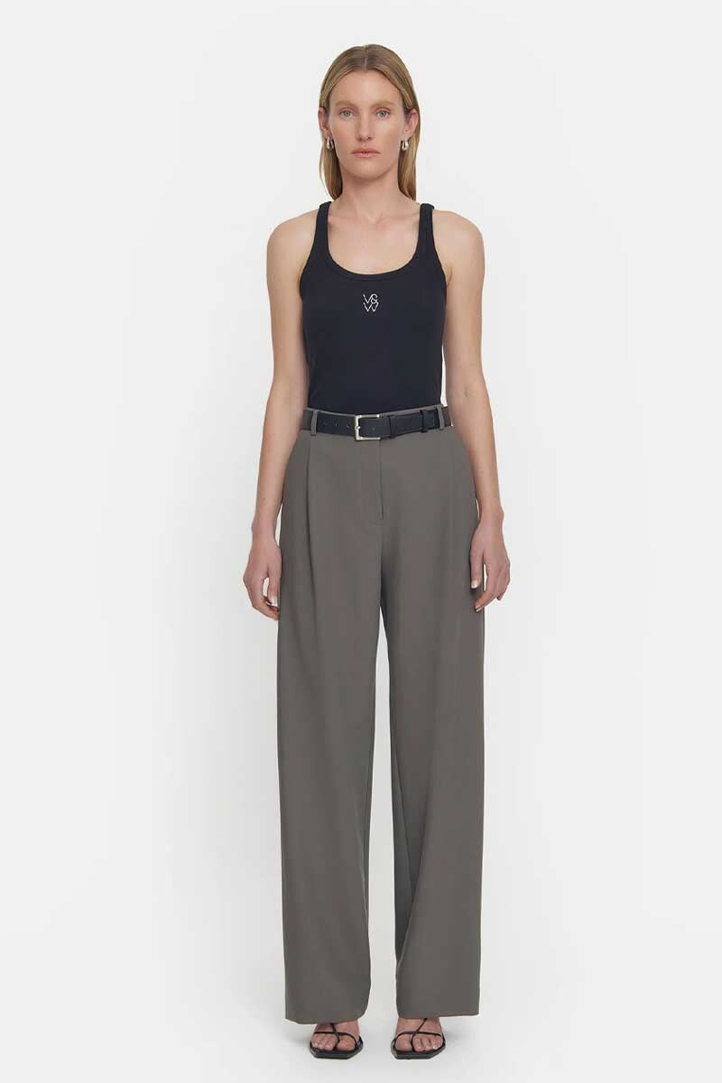 V&W TANK-BLACK Tops Viktoria and Woods