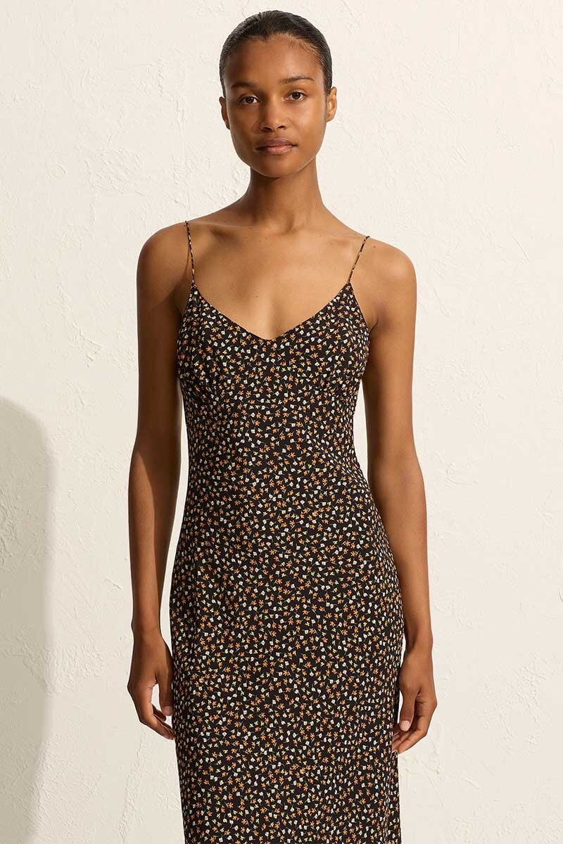 LOW BACK SLIP DRESS-MEADOW Dress Matteau