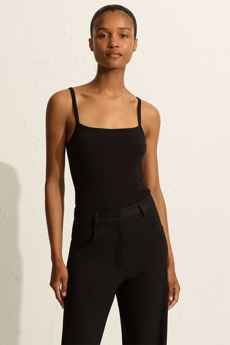 RELAXED CREPE PANT-BLACK Pants Matteau