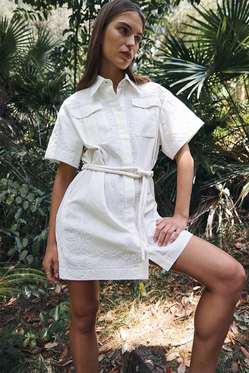 COBIE UTILITY DRESS-PEARL Dress ANTIPODEAN
