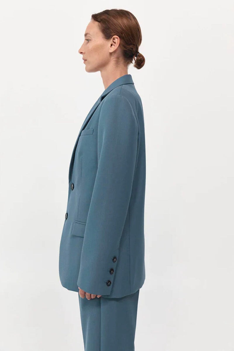 CARTER BLAZER-SLATE Jackets ST AGNI