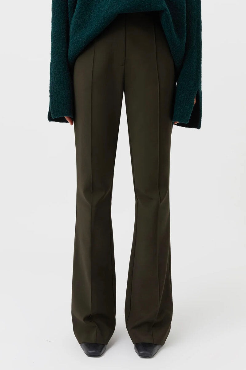 BRYN HIGH WAISTED PANT-EVERGREEN Pants Camilla and Marc