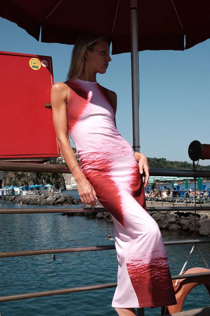 RACER DRESS-ISOLA OCEAN Dress With Harper LU